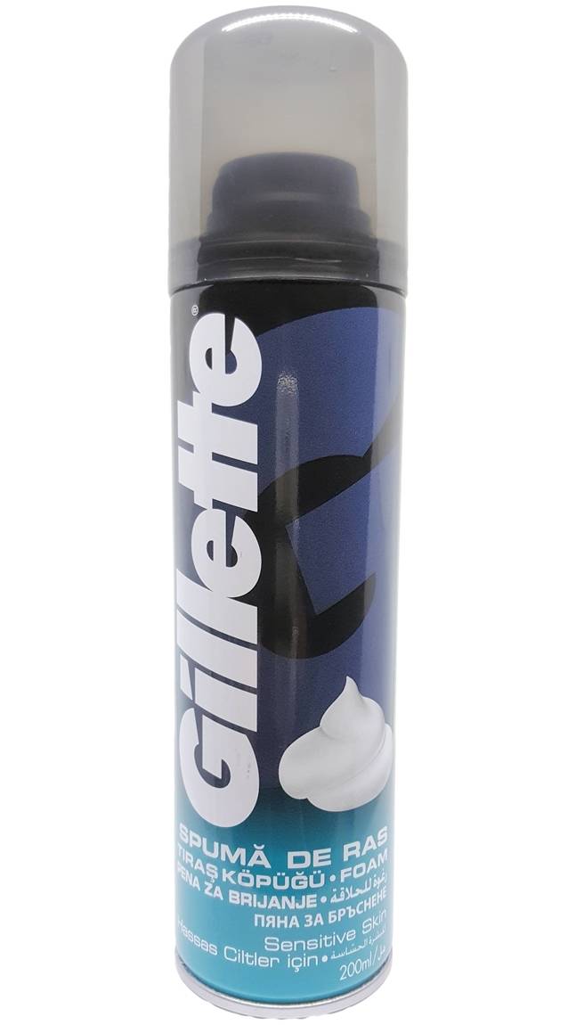 Gillette Shaving Foam Sensetive 200ml | Alliance