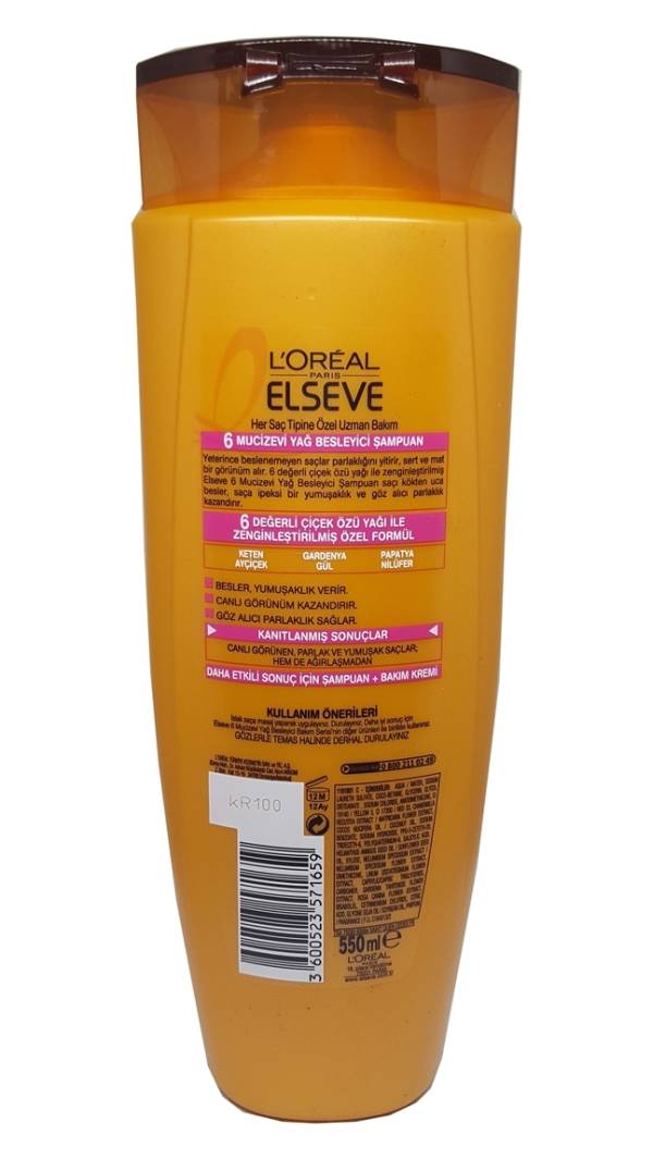 l oreal elseve shampoo 600ml-alliance-0163