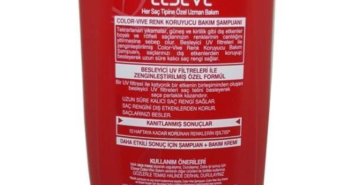 L Oreal Elseve Shampoo 600ml Alliance